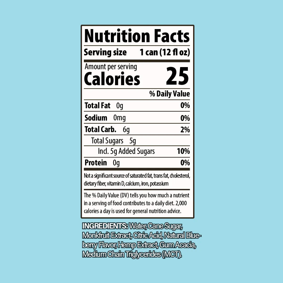 Blueberry Breeze Social Seltzer