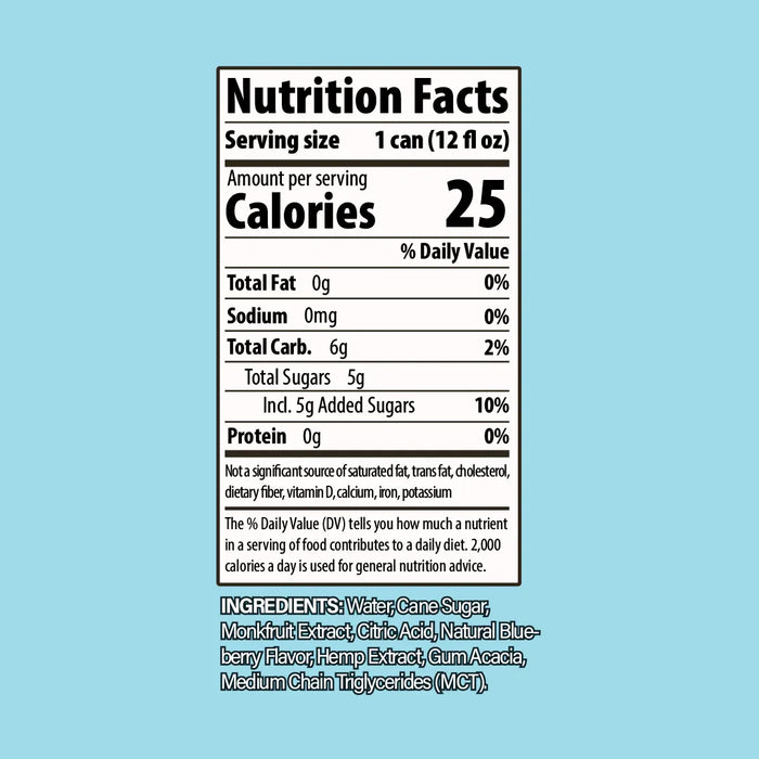 Blueberry Breeze Social Seltzer