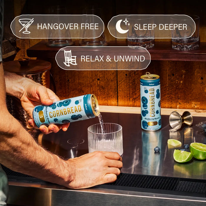 Blueberry Breeze Social Seltzer