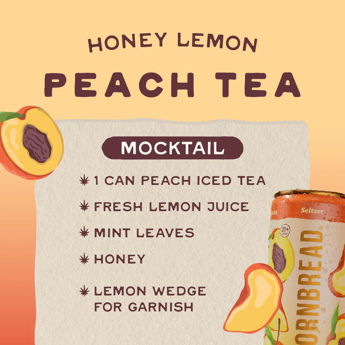 Peach Iced Tea Social Seltzer