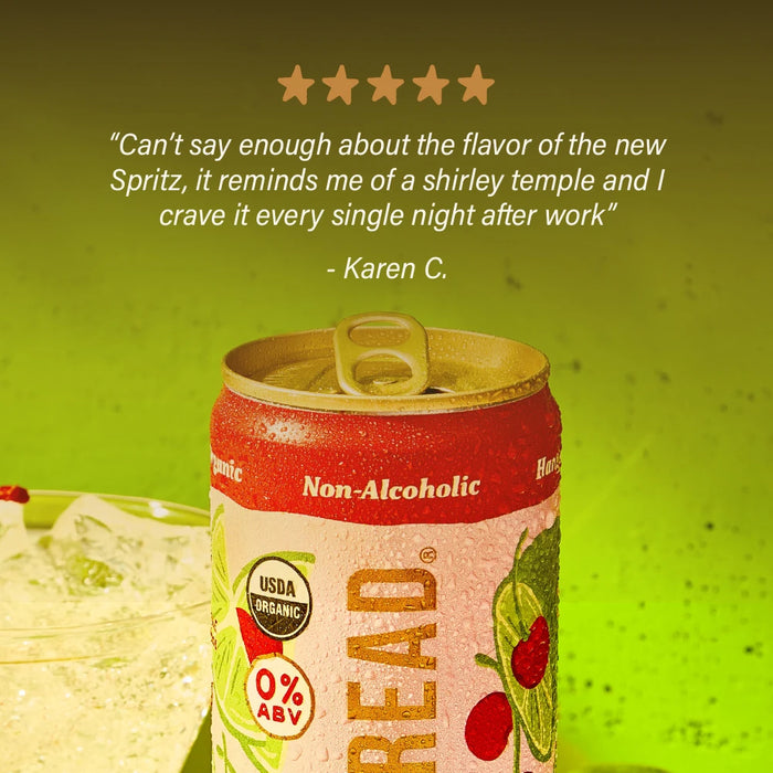Cherry Lime Non-Alcoholic Spritz