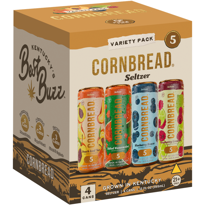Variety Pack Social Seltzer 5mg - 4 Pack