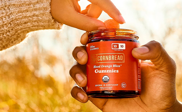 Blood Orange Bliss Gummies Cornbread Hemp