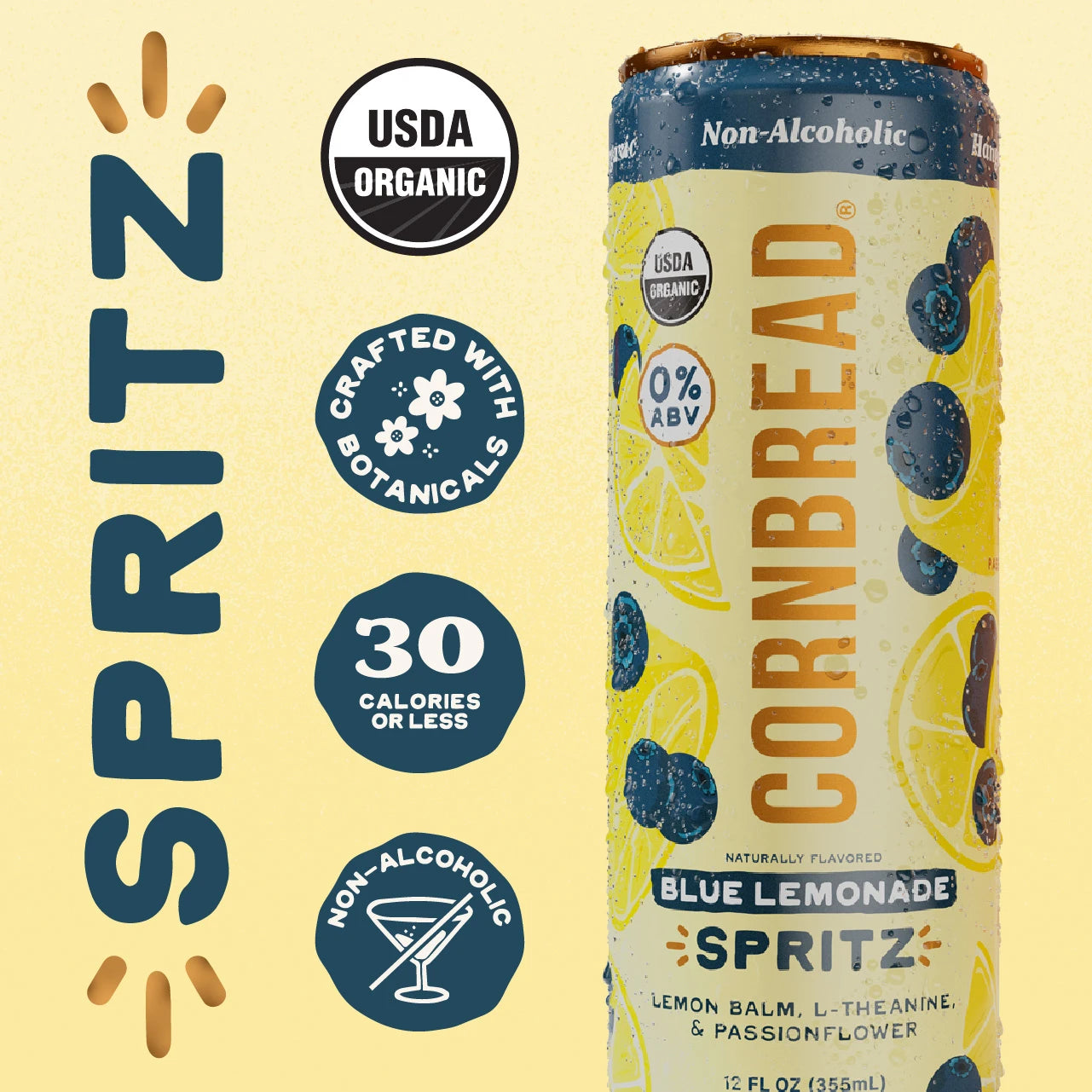 Blue Lemonade Non-Alcoholic Spritz