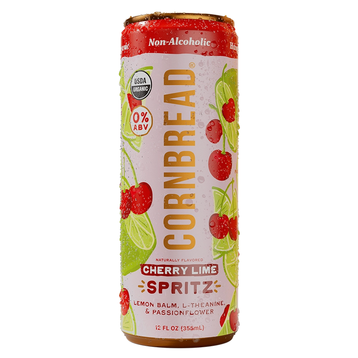Cherry Lime Non-Alcoholic Spritz