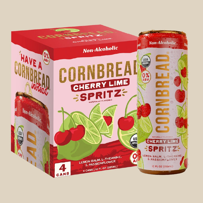 Cherry Lime Non-Alcoholic Spritz