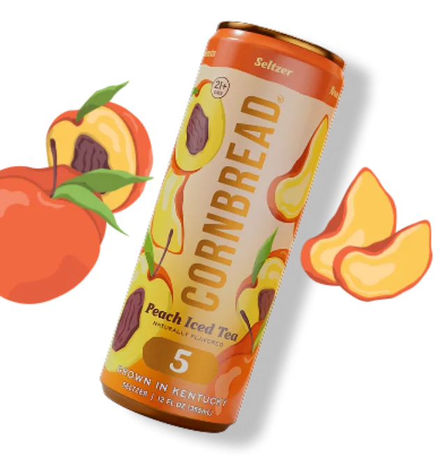 Peach Iced Tea Social Seltzer